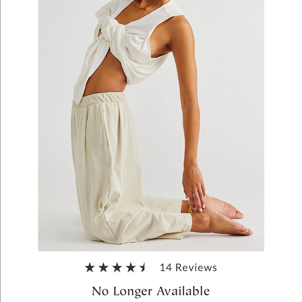 Free People Layback Pants - Size Small, Opal Silk Color